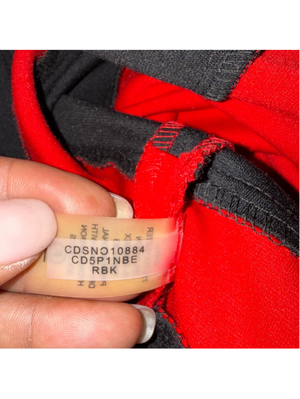 Calvin Klein Red Dress with Black Accents Size 8 - Picture 15 of 17